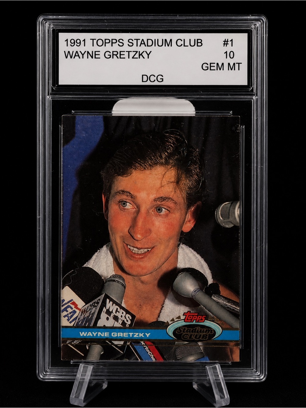 1991 Topps Wayne Gretzky Hockey Card